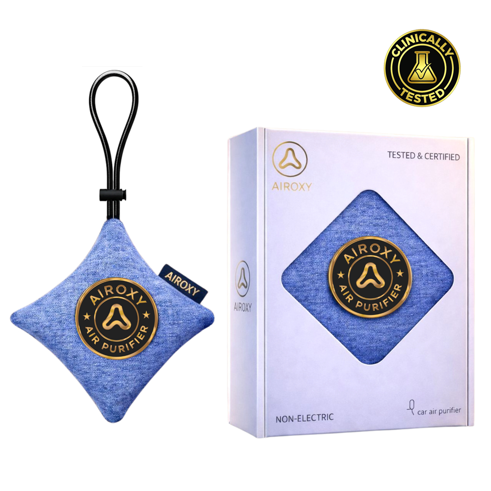 Airoxy Non-Electric Car Air Purifier – Misty Blue