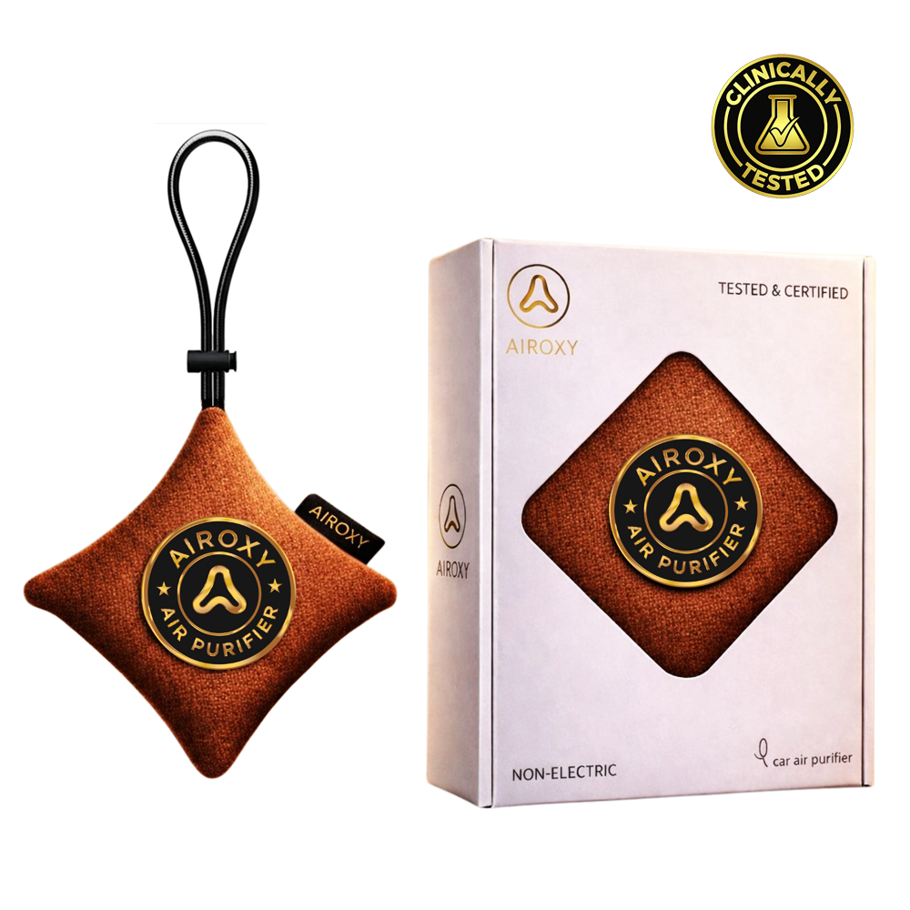 Airoxy Non-Electric Car Air Purifier - Silky Brown