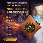 Airoxy Non-Electric Car Air Purifier - Silky Brown