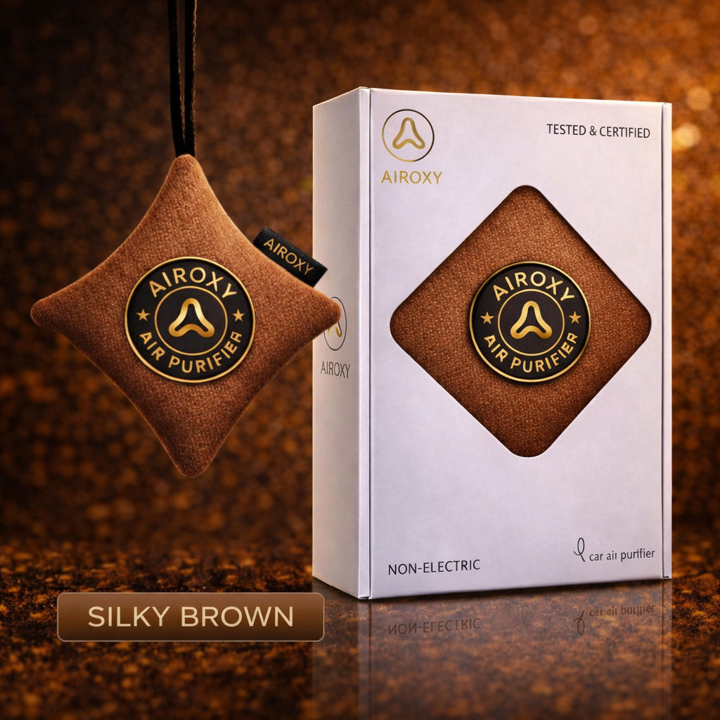 Airoxy Non-Electric Car Air Purifier - Silky Brown